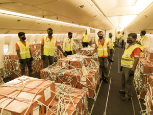 More than 55,000kg carried on single Boeing 777 through Abu Dhabi