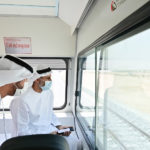 Sheikh Theyab tours Etihad Rail project