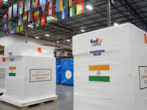 FedEx is delivering critical Covid-19 aid to India