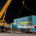 GAC Qatar staff unloading containers at LCSC