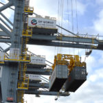 Cranes operating on containers at London Gateway