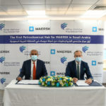 Agreement signing by Mohammad Shihab, Managing Director, Maersk Saudi Arabia, and Jay New, CEO, King Abdullah Port