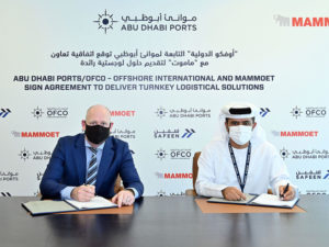 The OFCO-Mammoet deal signing ceremony