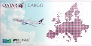 Qatar Airways Cargo Launches WebCargo by Freightos throughout the European region
