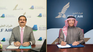 The RAK International Airport-Gulf Air MoU signing ceremony