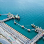 A panoramic view of King Salman Port, Saudi Arabia