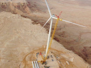 Saudi Arabia's Wind Farm-aerial view