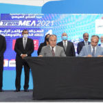 In the presence of His Excellency Kamel El Wazir, Minister of Transportation in Egypt; Saif Al Mazrouei, Head of Ports Cluster, AD Ports Group; and Rear Admiral Abdul Qadir Darwish, Chairman of the Egyptian Group for Multipurpose Terminals, sign an MoU to Develop and Operate Multipurpose Terminal in Safaga Port