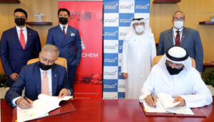 The agreement was signed by Sultan Ahmed Bin Sulayem, Group Chairman and CEO, DP World, and Yogesh Mehta, CEO, Petrochem Middle East