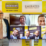KR Venkatraman and Shaun Smith at the Duckhams UAE launch press conference