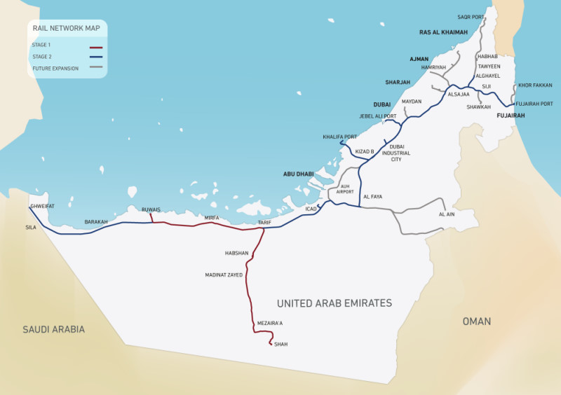 Etihad Rail's proposed network-supplied image