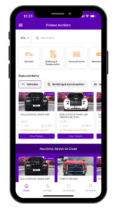A screenshot of the mobile app