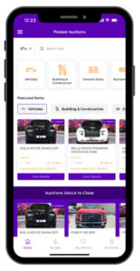 The Pioneer Auctions Mobile App