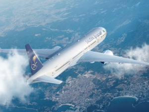 SAUDIA airlines signs agreement with Boeing for suite of services to improve their 787 Dreamliner and 777 fleets’ operational efficiency. (Photo credit: SAUDIA)